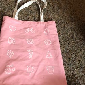 Pink tote bag!